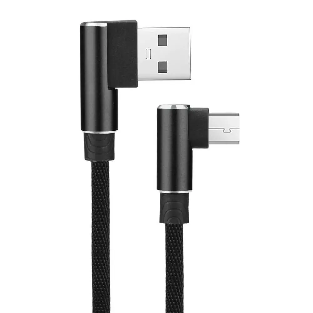 90 Degrees Usb Cable Micro 2a 1 M fast charging Nylon USB Data Adapter Charger Cable, Red
90 Degrees Usb Cable Micro 2a 1 M fast charging Nylon USB Data Adapter Charger Cable, Red