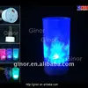 led grave candle with plastic cup