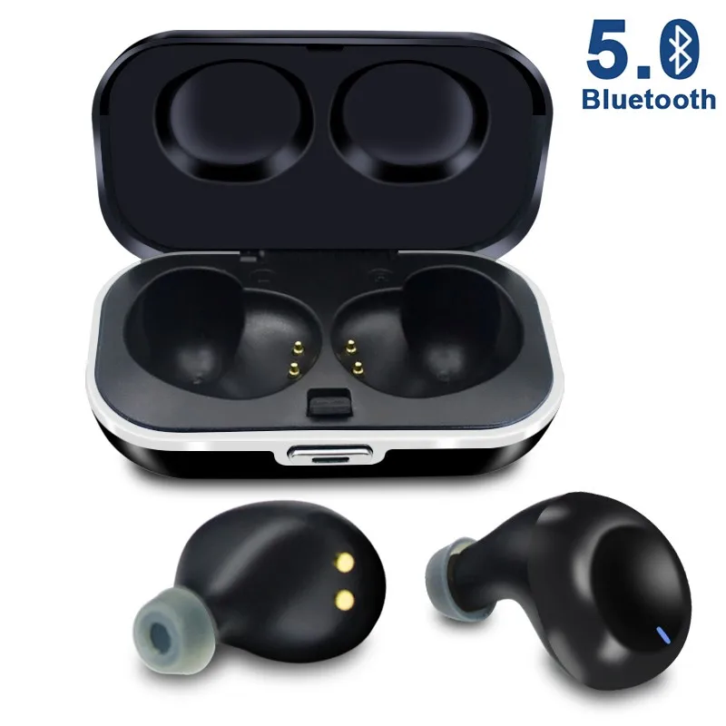 Invisible In Ear S8 Wireless Sports Headphone Waterproof Bluetooth 5.0 Tws Earbuds - ANKUX.COM