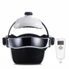 MP3 music relax electric air pressure vibrating infrared plastic adjustable head massage cap