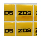 large hot melt one side coated label Mirror self adhesive Sticker
