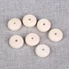 China 2018 hot 10 x 24 mm flat wooden beads large wooden beads disk