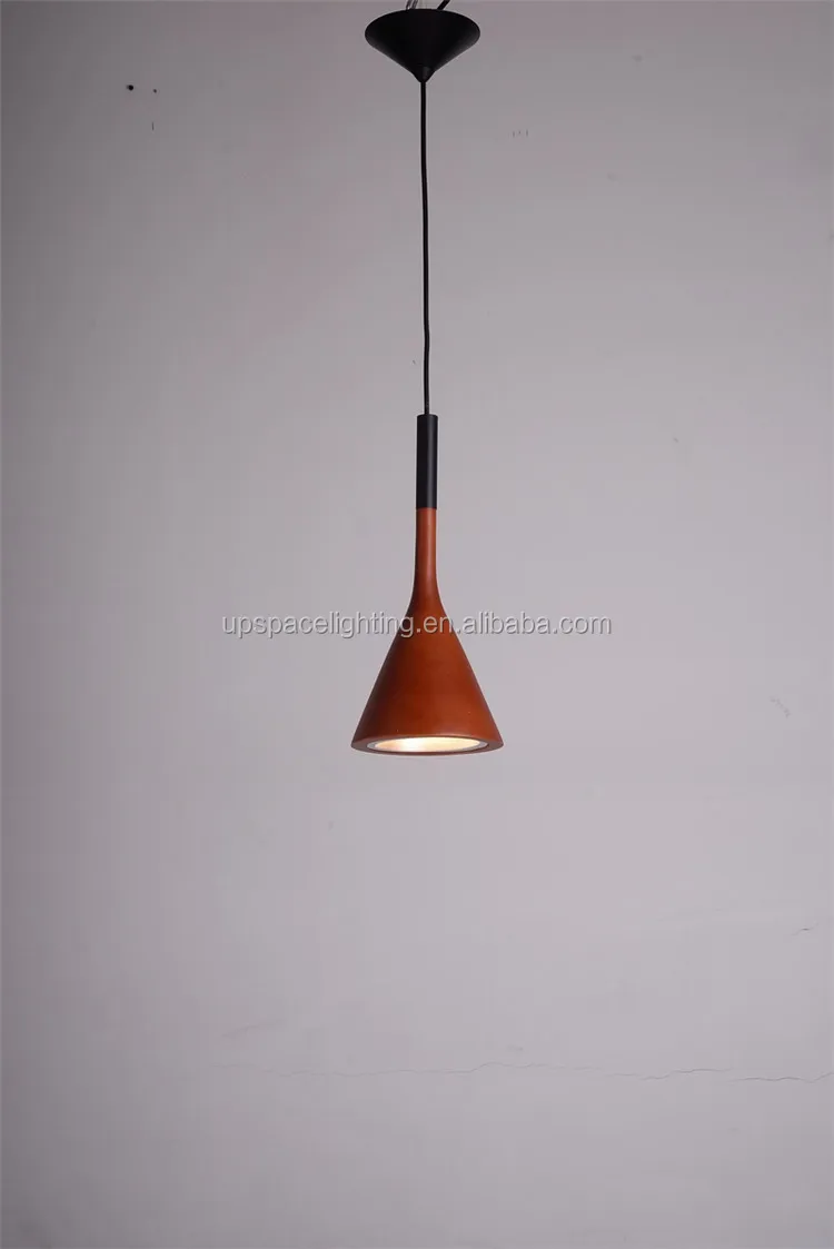 vintage industrial black white red-brown grey resin pendant lamp