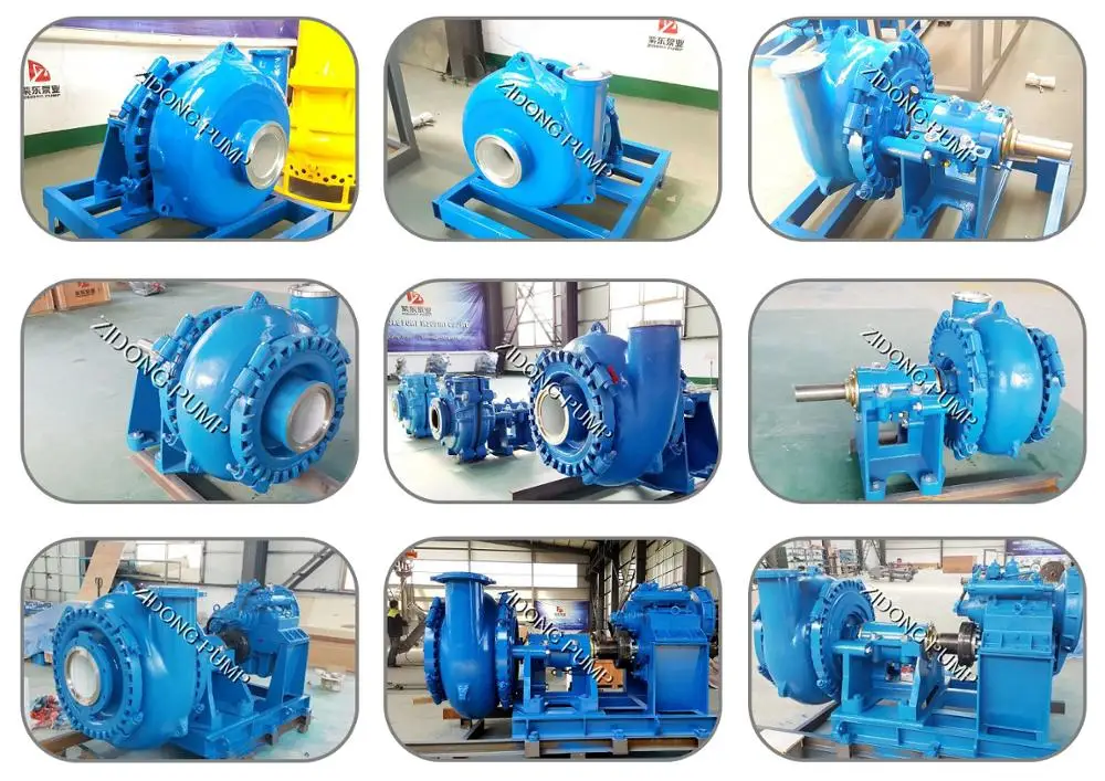 10/8 ZG heavy duty sand dredging pump driven by diesel engine