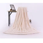 reasonable price Little rabbit hair faux fur throw blanket