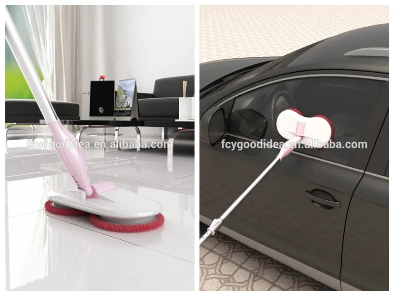 TV shopping best selling rechargeable spinning mop automatical spray mop