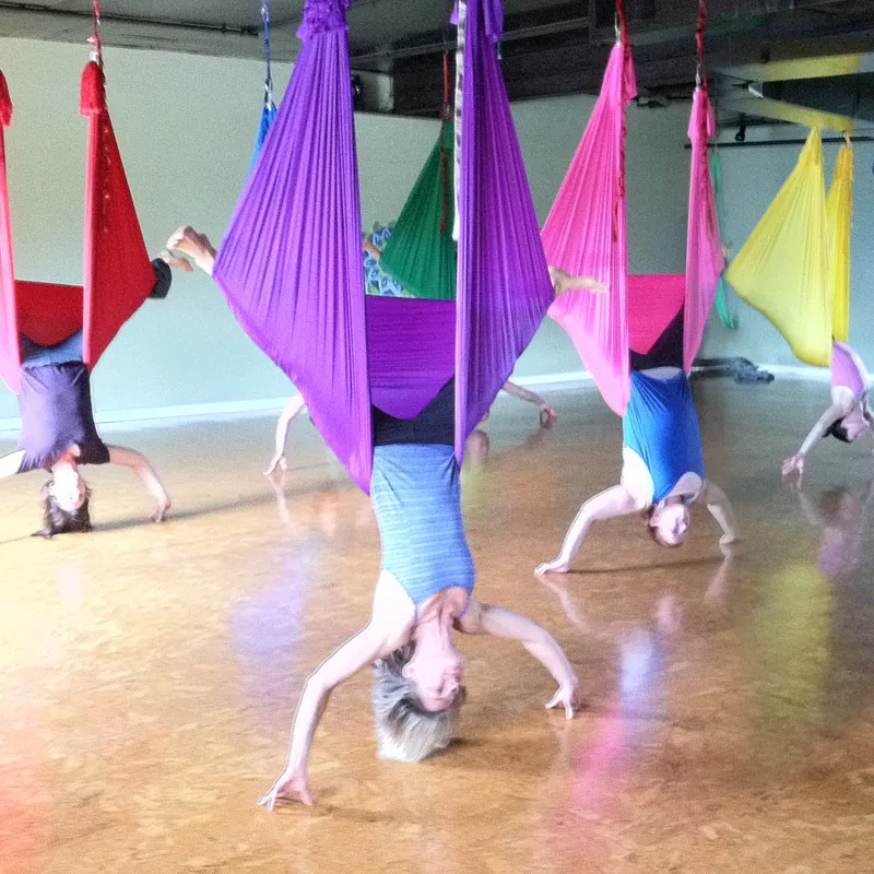High Strength Areal Yoga Swing for Yoga Bodybuilding (5mx2.8m) (see 23 colours) 5 Meter Yoga Fabric Wholesale Retail
High Strength Areal Yoga Swing for Yoga Bodybuilding (5mx2.8m) (see 23 colours) 5 Meter Yoga Fabric Wholesale Retail