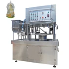 Edible oil seasoning stand up pouch filling and capping machine