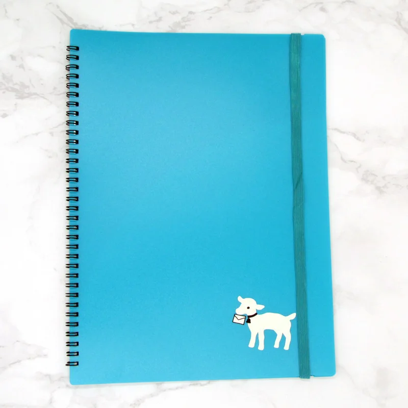 custom design plstic spiral notebook factory wholesale fashion