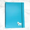 wholesale custom design fashion plastic covers of spiral notebooks