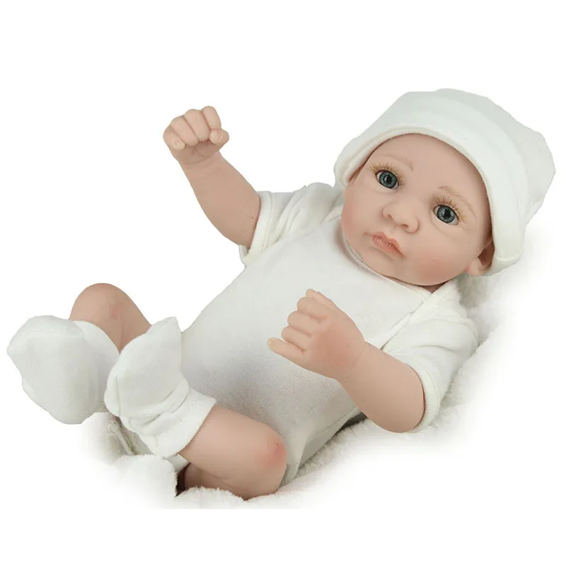11" Handmade Baby Girl Doll Lifelike Vinyl Silicone Reborn Newborn Dolls+Clothes