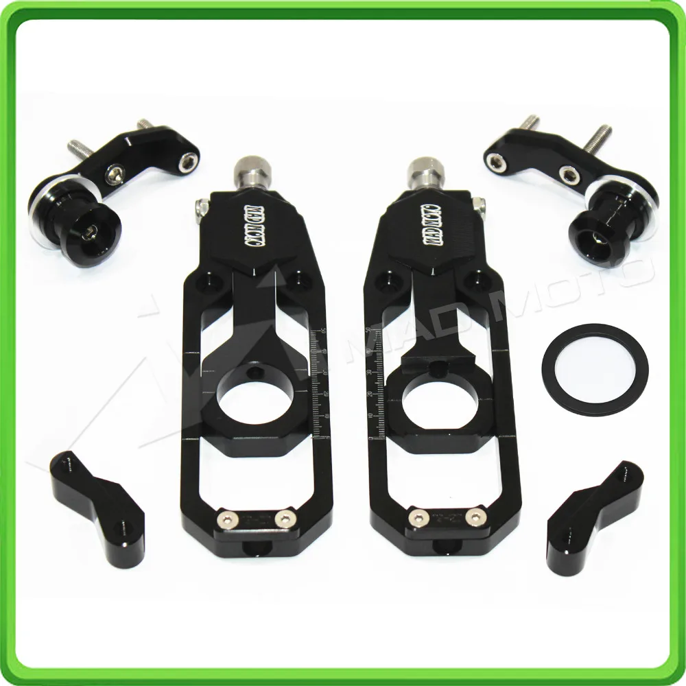Chain Tensioner Adjuster with bobbins for Suzuki GSXR1000 GSXR 1000 GSX-R1000 2009 2010 2011 2012 2013 2014 2015 2016 Black (12)