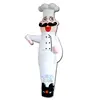 XIXI TOYS 3m high waving hands inflatable chef air dancer for restaurant / Inflatable chef welcome sky dancer