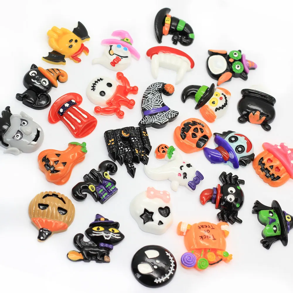 Mixed Halloween Resin Flatback Cabochon Assortment Resin Christmas Halloween Cabochon Hair Accessories DIY Craft
Mixed Halloween Resin Flatback Cabochon Assortment Resin Christmas Halloween Cabochon Hair Accessories DIY Craft