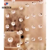 Clear Color Crystal Earth Shaped Ball Beaded Hanging Crystal Bead For Bed Room