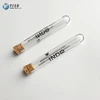 Cork top Plastic test tubes with stopper