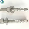 Perno de Anclaje Stainless Steel 304 316 M10 Expansion Wedge Sleeve Anchor Bolt