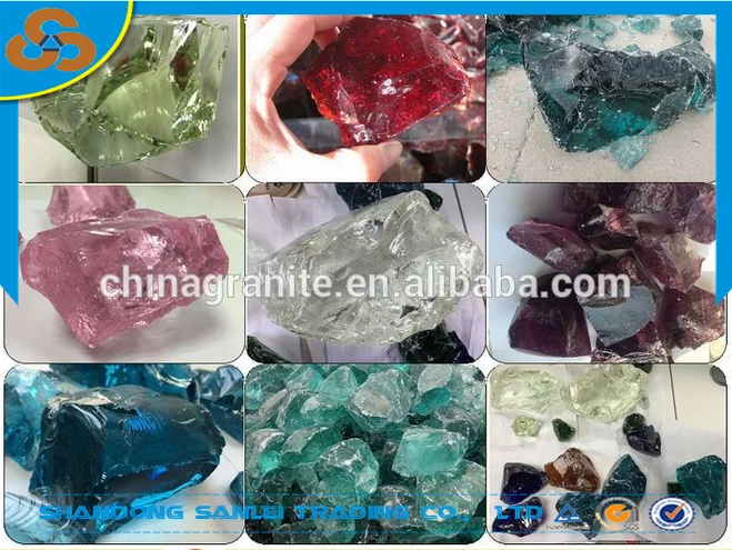 recycled crystal flat glass cullets for sale