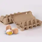 Eco friendly biodegradable recycled high quality cardboard pulp box paper egg tray boxes