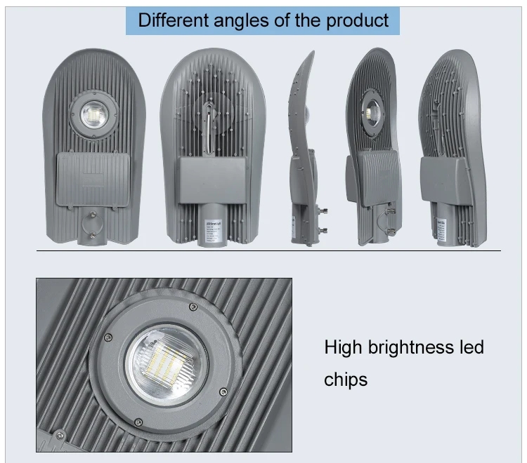 Manufacturer outdoor led street lights 40w 80w 120w IP65 led lights