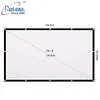 100 inch 120 inch 16 : 9 polyester anti-creas portable outdoor folding projector screen