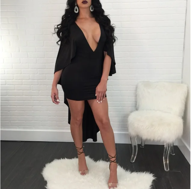 Black tweed bat sleeved low-cut dress irregular H9352 OEM service American style party boho sexy dress ladies hot night dress
Black tweed bat sleeved low-cut dress irregular H9352 OEM service American style party boho sexy dress ladies hot night dress