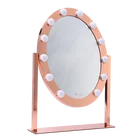 Wedding Gift Hollywood Lighted Makeup Vanity Mirror Aluminum Dimmer Beauty Cosmetic Mirror