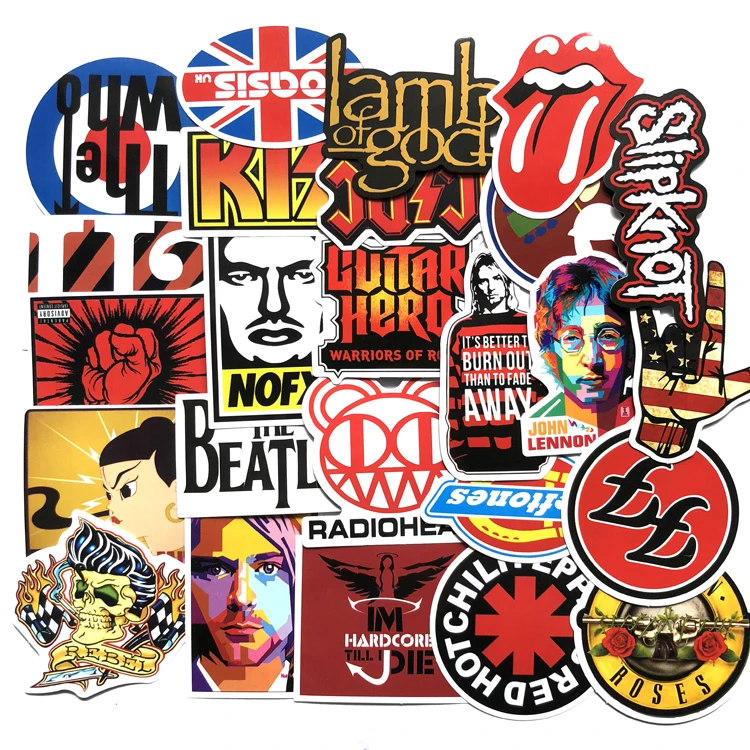 Band Stickers Pack Rock Roll Decals Laptop Cars Guitar Vinyl Waterproof Graffiti Stickers, No duplicates
Band Stickers Pack Rock Roll Decals Laptop Cars Guitar Vinyl Waterproof Graffiti Stickers, No duplicates