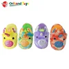 cute fluffy colorful soft plush unicorn baby children's slippers shoes