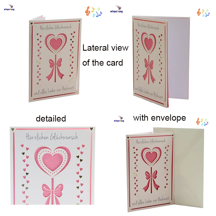 promotional thanks giving music greeting card