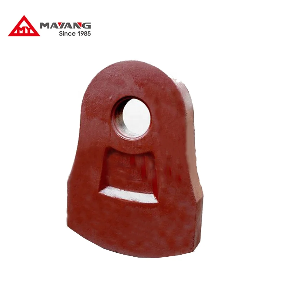 hammer crusher high manganese steel casting and alloy hammer