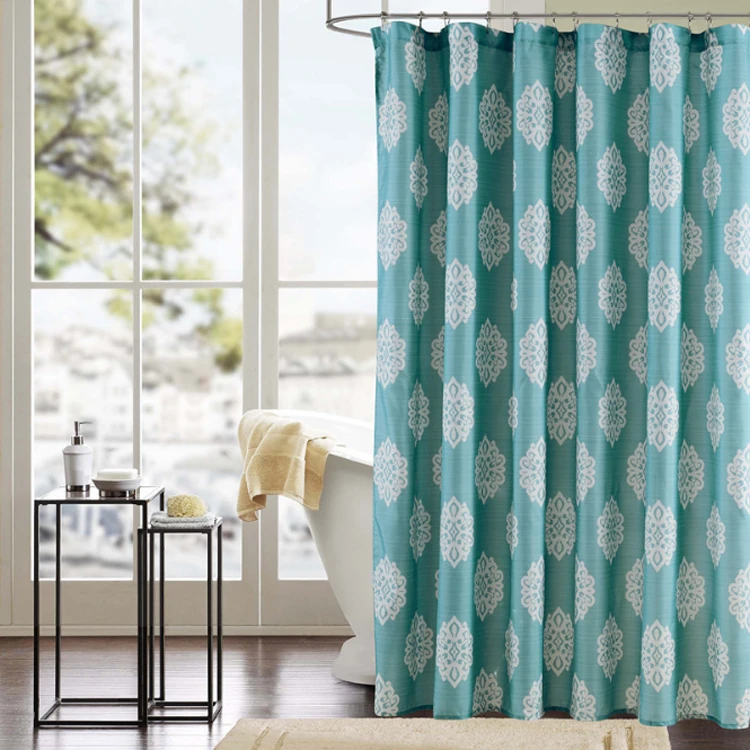 European fashion export orders printing shower curtain on sale