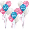 New custom 12 inch 2.8g 3.2g Blue/white/ pink Gender Reveal Party Decorations Gender Reveal Supplies balloons