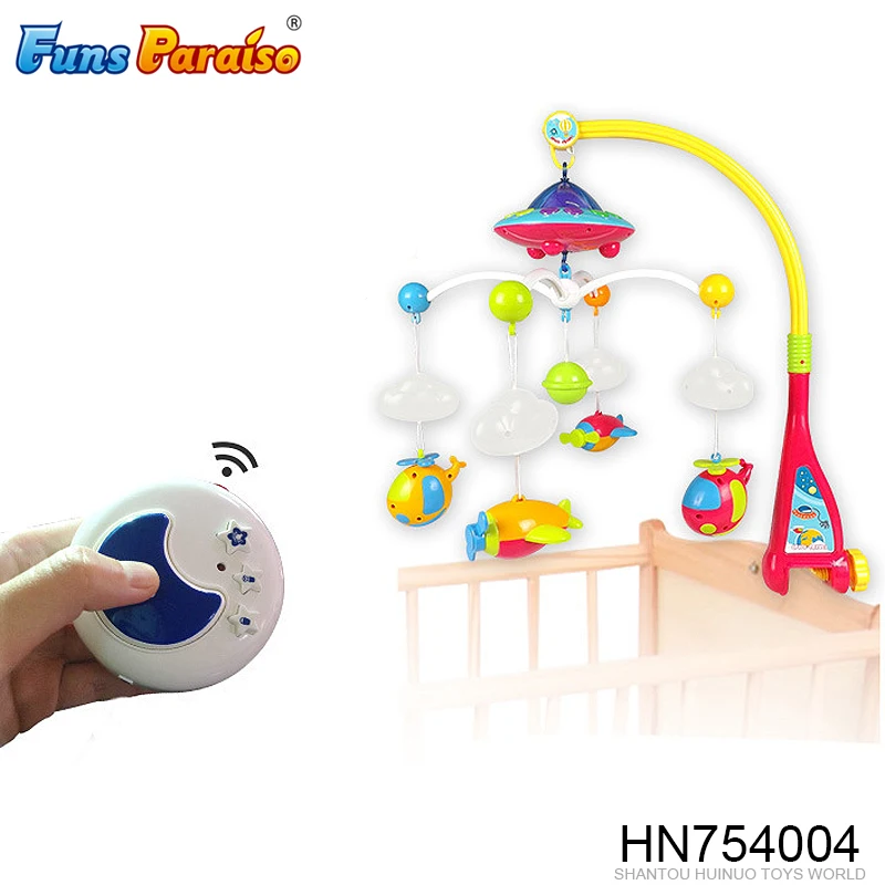 Electric projective baby mobile toy with music HN754004