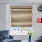Ready made window decorative beautiful faux wood venetian blind