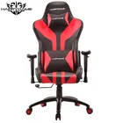 High back ergonomic office leather gaming chair red black OS-7720-A03