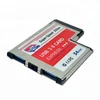 2 Port USB 3.0 ExpressCard ASM Chip 54 mm PCMCIA ExpressCard for Notebook