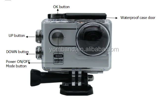 YB-780 Wifi Waterproof Helmet Sports Cameras hd 1080p outdoor helmet sport action camera