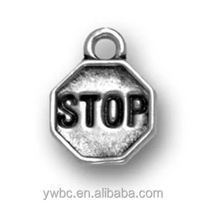 Metal Wholesale Price Antique Silver Plating STOP Sign Words Jewelry Bracelet Charm Pendant For Bracelet
Metal Wholesale Price Antique Silver Plating STOP Sign Words Jewelry Bracelet Charm Pendant For Bracelet