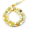 4/6/8/10/12 mm Natural Stone Faceted White Chalcedony Beads Round Loose Beads 15''Inches For Making Jewelry DIY BraceletS