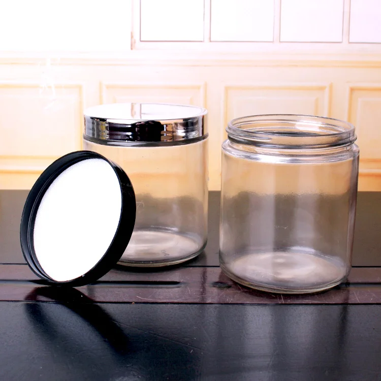 food grade 750ml straight sided citrus storage airtight glass jars with screw lid