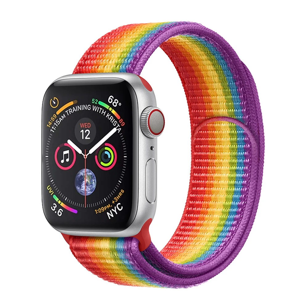 Fashionable woven nylon loop watch wrist band strap bracelet for apple watch band 38mm 40mm 42mm 44mm
Fashionable woven nylon loop watch wrist band strap bracelet for apple watch band 38mm 40mm 42mm 44mm