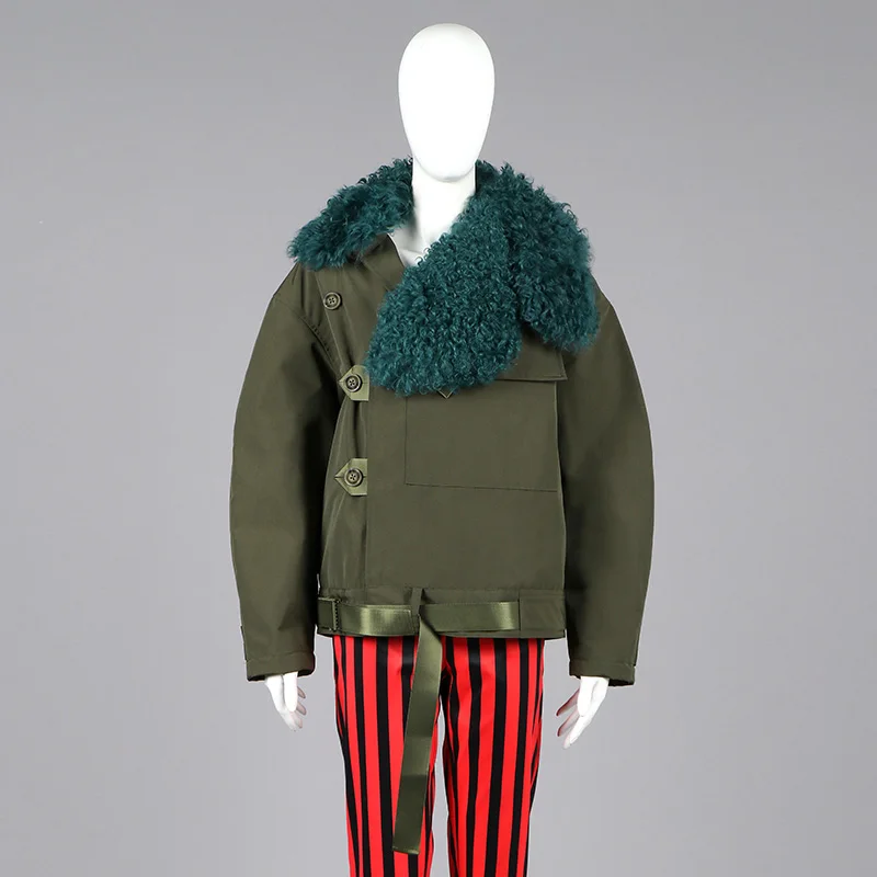 Latest Stylish Design Women Winter Boutique Top Selling High Quality Zip Up Custom Brand Green Faux Fur Jacket
Latest Stylish Design Women Winter Boutique Top Selling High Quality Zip Up Custom Brand Green Faux Fur Jacket
