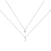 OEM/ODM Fashion Moon And Star Charm Necklaces Jewelry for Women