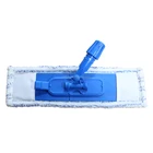 Flat Mop Microfiber mop with foldable Steel Handle Floor head