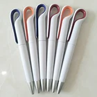 Wholesale Advertising Custom Slogan Logo Plastic Swan Shaped Ball Point Pen