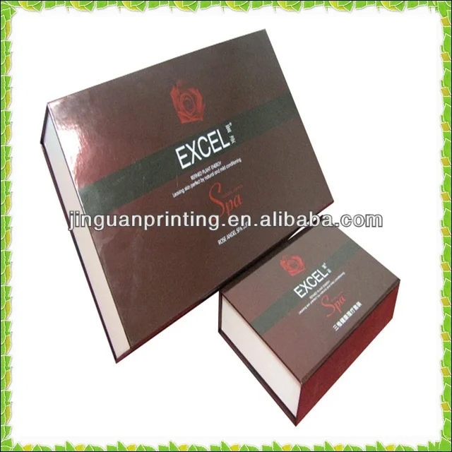 foldable hinged cardboard box with magnetic closure