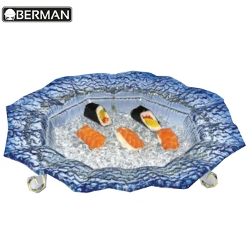 Arabic Wedding Buffet Display Large Decorative Colored Glass Bowl