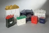 wholesale decorative glossy paper gift bag with your own design