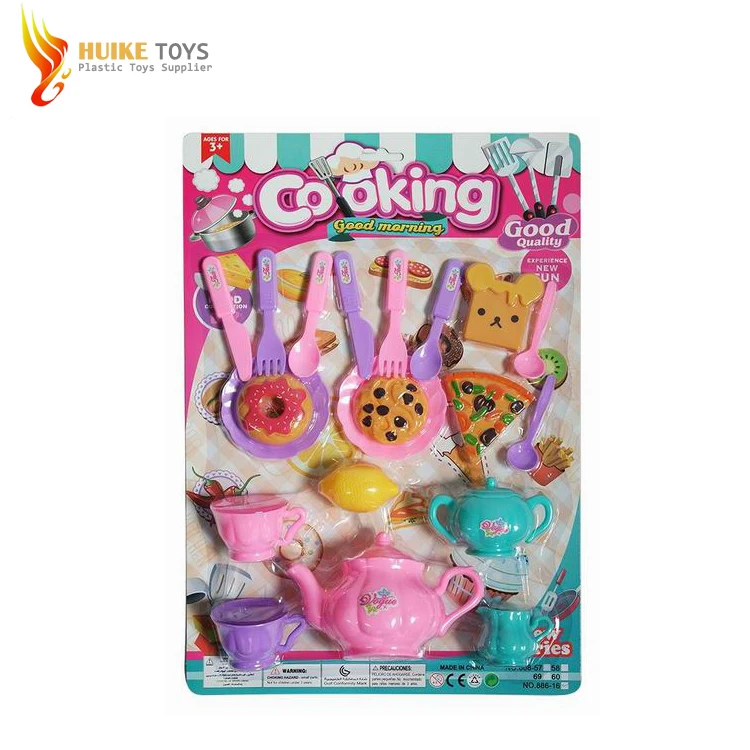 Schule gilr kunststoff spielzeug tee-set, lustige küche tee-set kinder spielzeug für pretend spielen geschenk